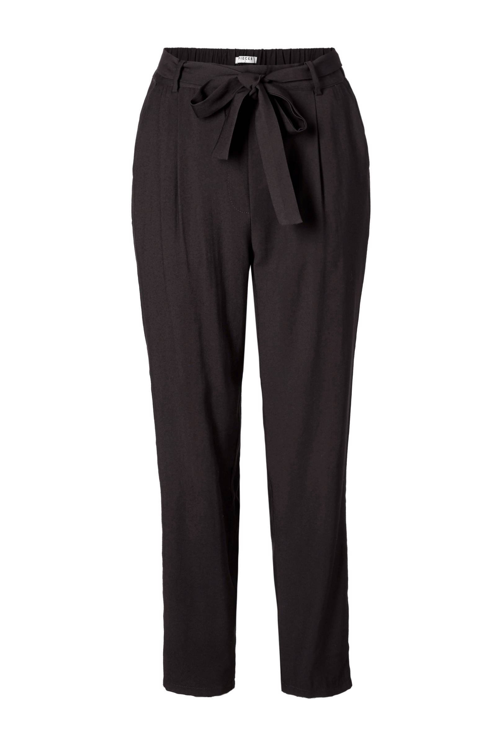high waist broek zwart high waist broek zwart